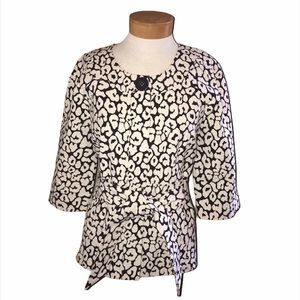 Dialogue Animal print jacket